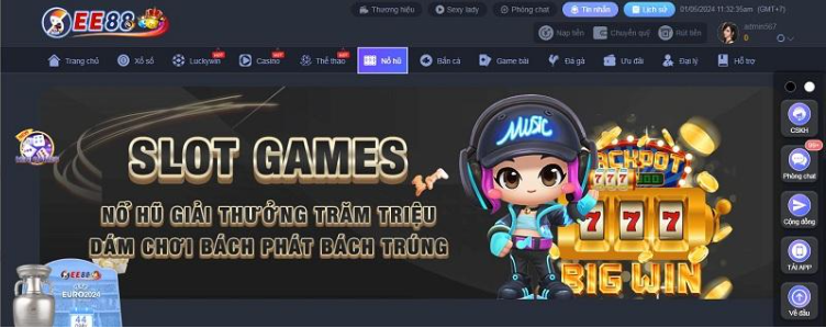 Nổ hũ EE88 - Sảnh săn hũ đổi thưởng hot nhất 2024 Nổ hũ EE88 - Sảnh săn hũ đổi thưởng hot nhất 2024