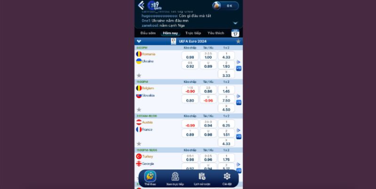 Giới thiệu sảnh thể thao 789club đẳng cấp Giới thiệu sảnh thể thao 789club đẳng cấp