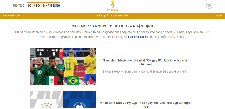 Soi kèo - nhận định chi tiết Soi kèo - nhận định chi tiết