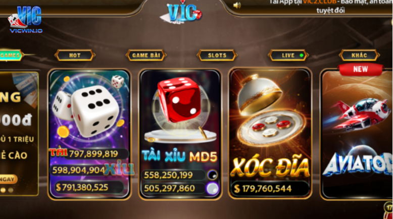 Kho game Vicwin.io đa dạng thỏa mãn nhu cầu giải trí Kho game Vicwin.io đa dạng thỏa mãn nhu cầu giải trí